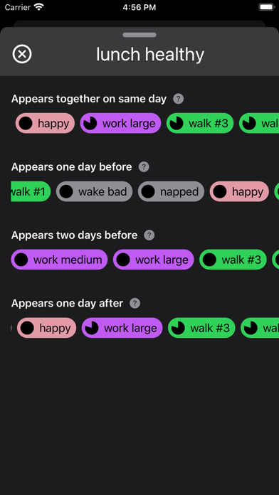 CRL8 – Correlate daily habits screenshot 4