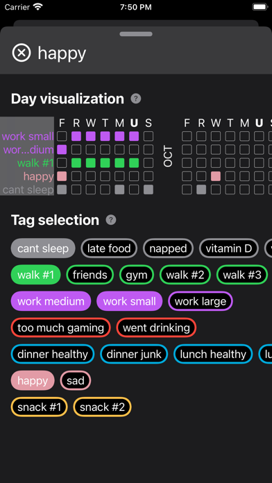 CRL8 – Correlate daily habits screenshot 5