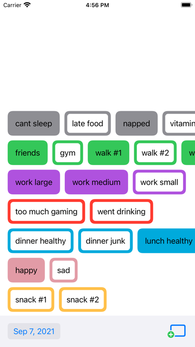 CRL8 – Correlate daily habits screenshot 1