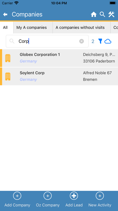 CRM.Client screenshot 2