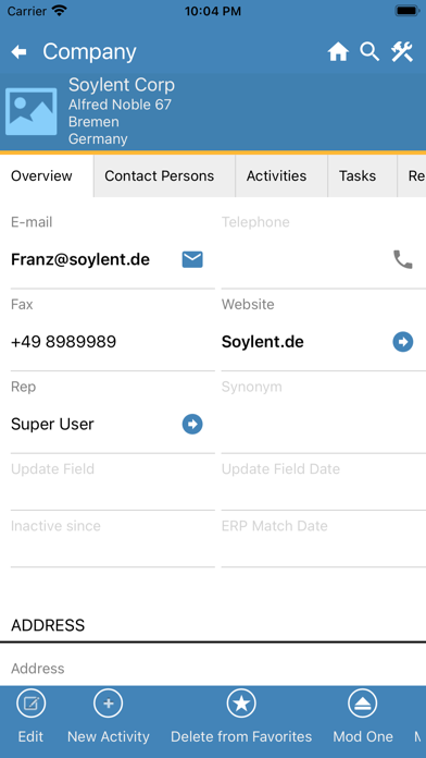 CRM.Client screenshot 1
