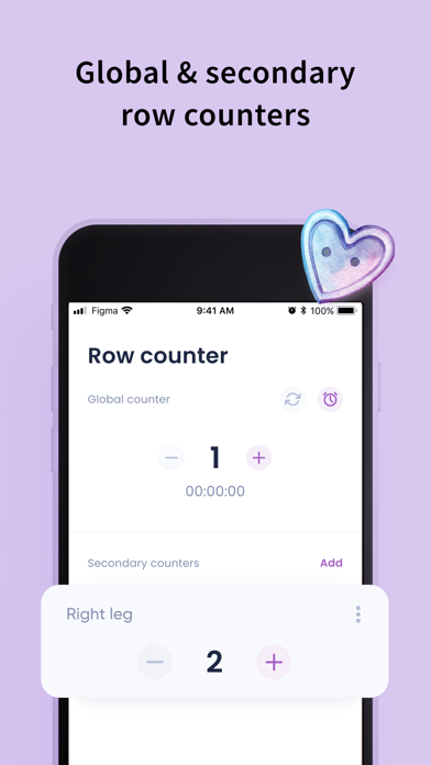 Crochet row & stitch counter screenshot 5