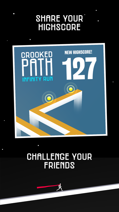 Crooked Path: Infinity Run screenshot 1