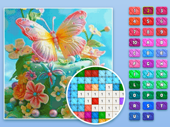 Cross-Stitch: Color by Number screenshot 9