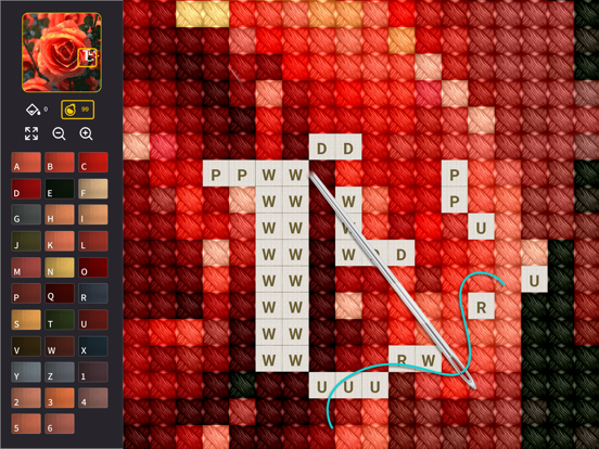 Cross-Stitch: Color by Number screenshot 4