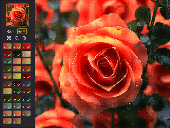 Cross-Stitch: Color by Number screenshot 3