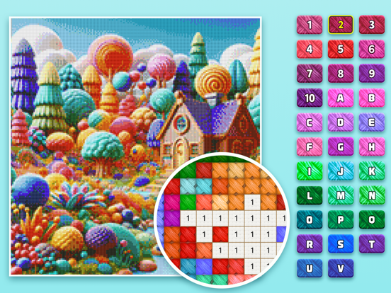 Cross-Stitch: Color by Number screenshot 10