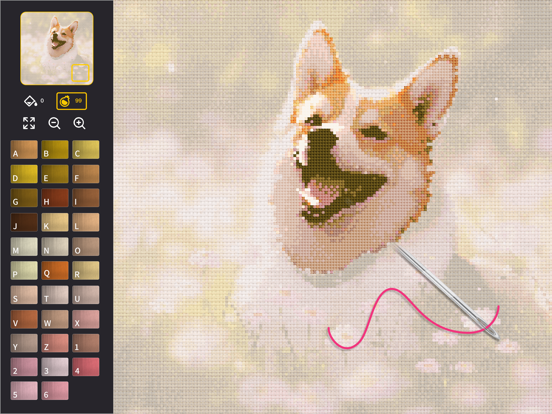 Cross-Stitch: Color by Number screenshot 6