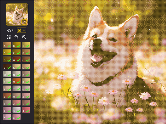 Cross-Stitch: Color by Number screenshot 5
