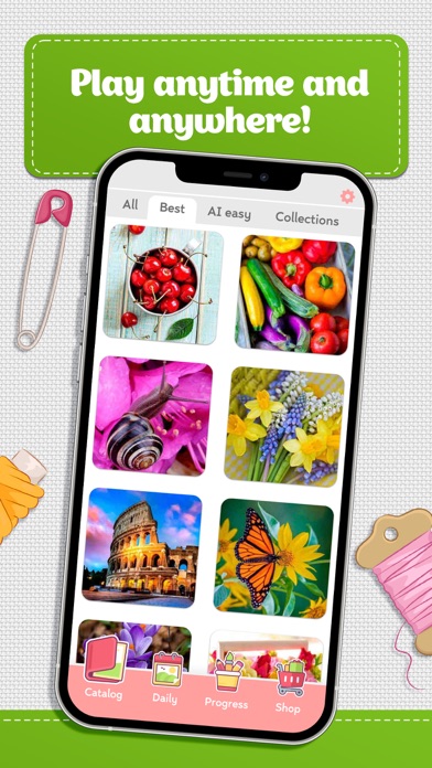 Cross Stitch Coloring Art screenshot 1