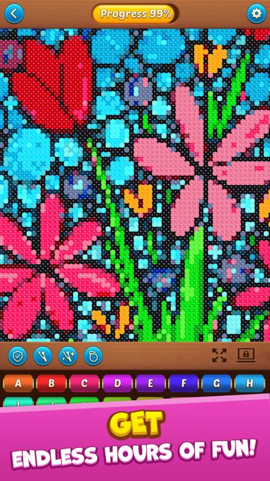 Cross Stitch: Coloring Art screenshot 5