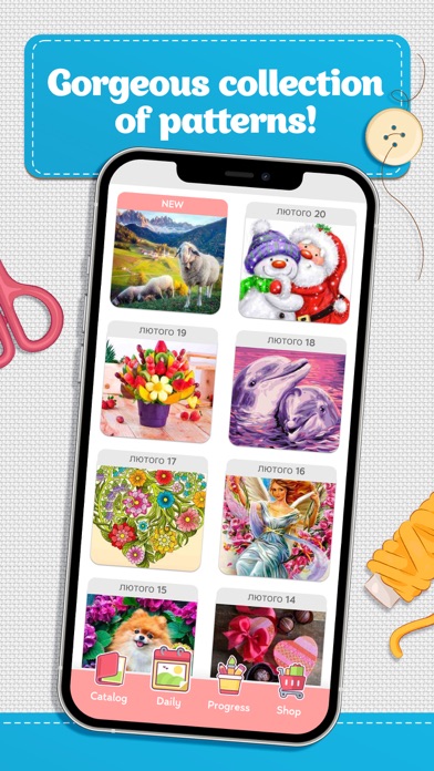 Cross Stitch Coloring Art screenshot 2