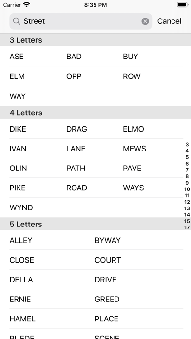 Crossword Clue Solver screenshot 1