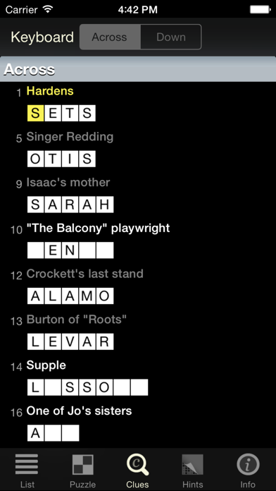 Crossword Light screenshot 1