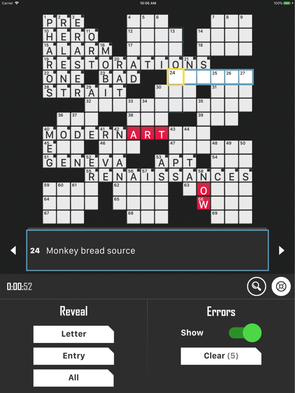 Crossword Puzzle Redstone screenshot 3