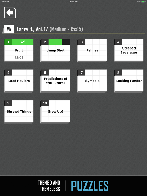 Crossword Puzzle Redstone screenshot 5