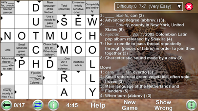 Crossword Unlimited screenshot 1