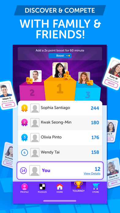 Crosswords With Friends screenshot 1