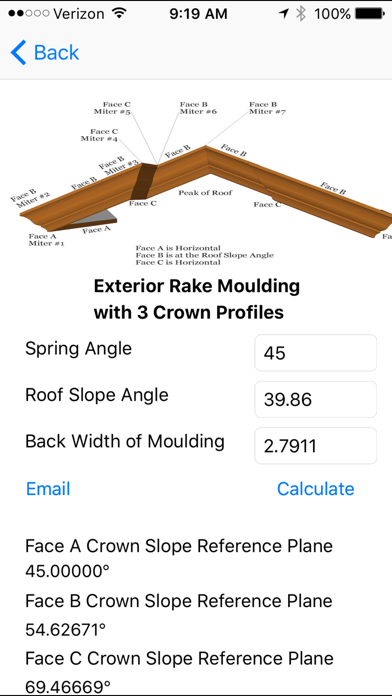 Crown Molding Tools screenshot 5