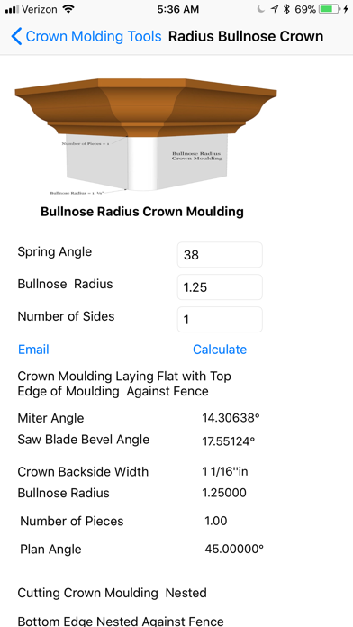 Crown Molding Tools screenshot 3
