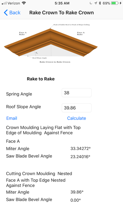 Crown Molding Tools screenshot 2
