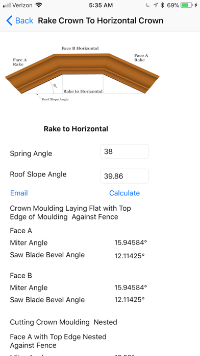 Crown Molding Tools screenshot 1