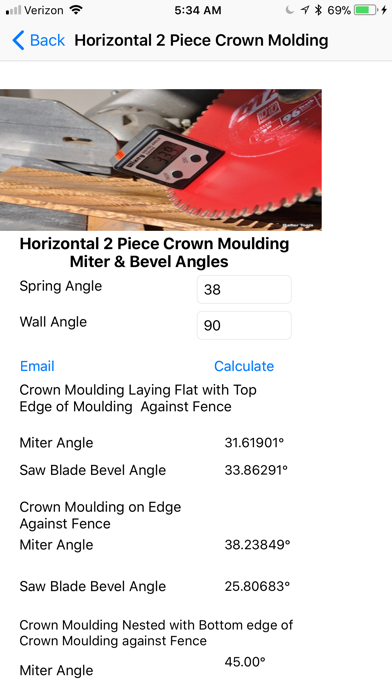 Crown Molding Tools screenshot 4