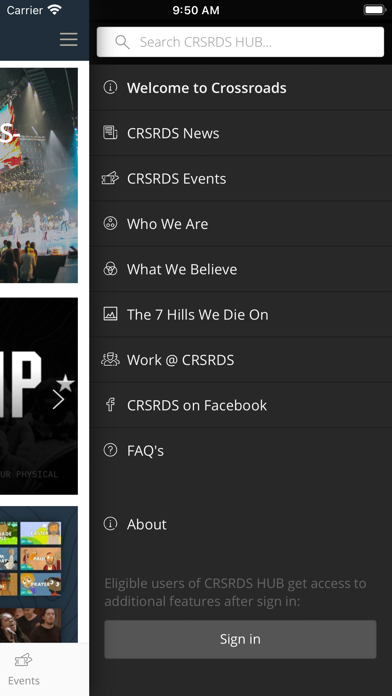 CRSRDS HUB screenshot 2