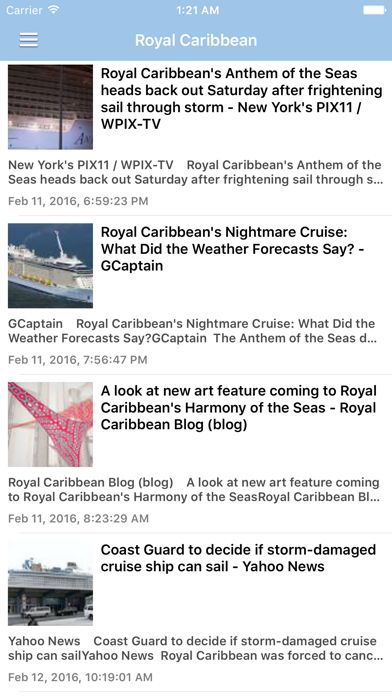 Cruise Ship & Port News screenshot 4