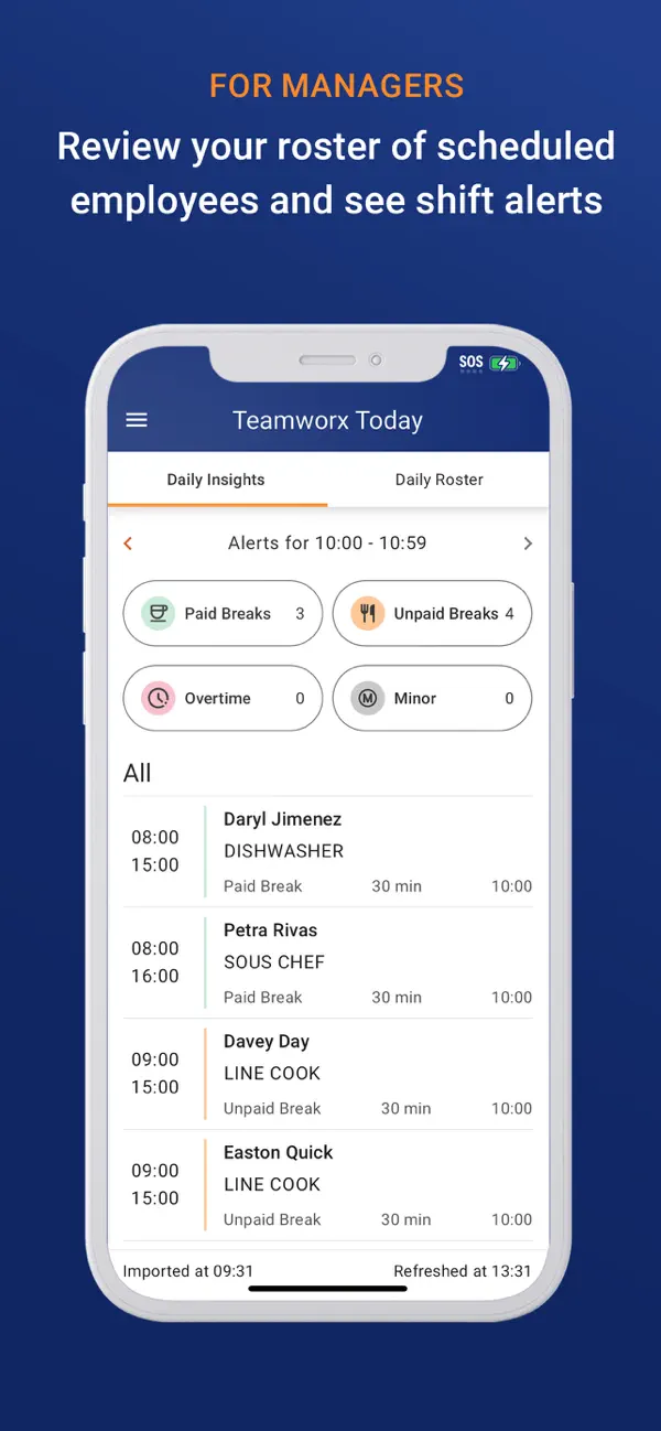 Crunchtime Teamworx screenshot 3