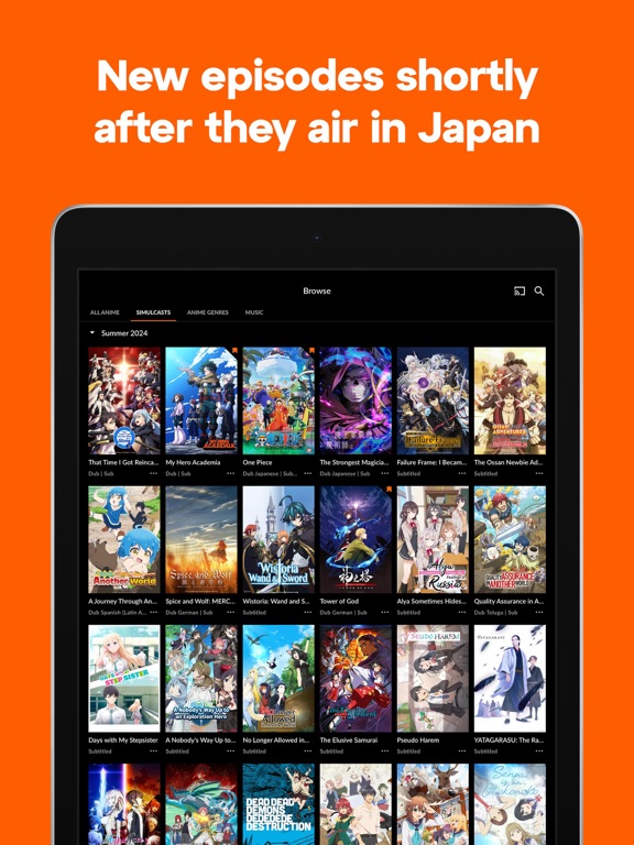 Crunchyroll screenshot 4