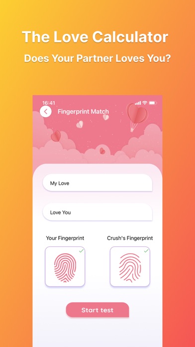 Crush Love Calculator Test screenshot 1