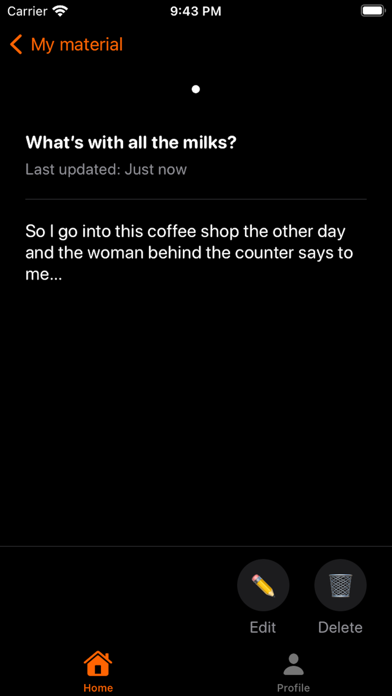 Crush: Stand-up Comedy Writing screenshot 8