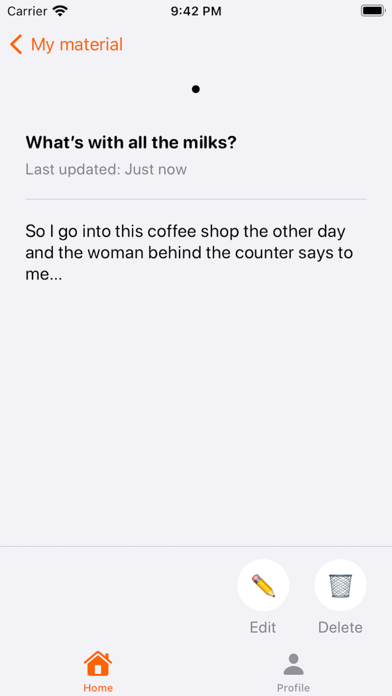 Crush: Stand-up Comedy Writing screenshot 4