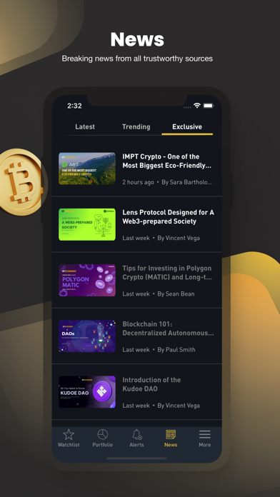 Crypto Tracker by BitScreener screenshot 1