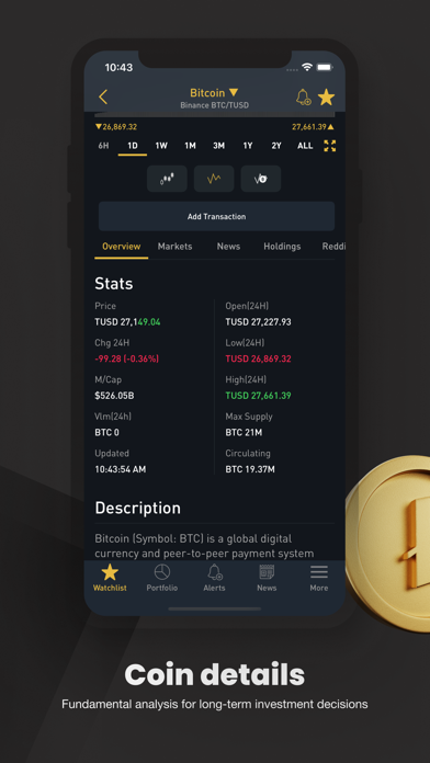 Crypto Tracker by BitScreener screenshot 3