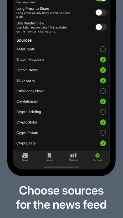 CryptoNews: Aggregator, Prices screenshot 1