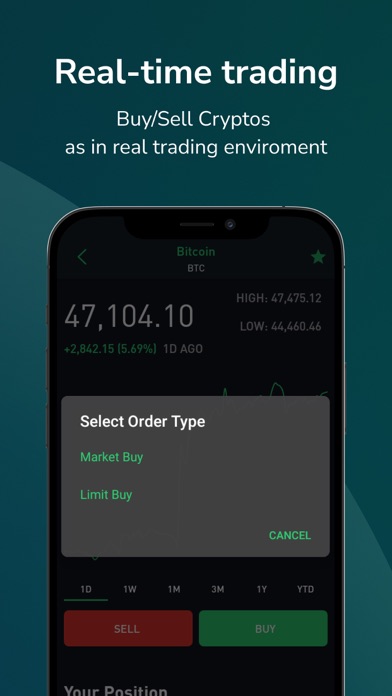 CryptoSim: Market Simulator screenshot 3