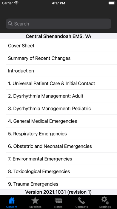 CSEMS Regional Protocols screenshot 3
