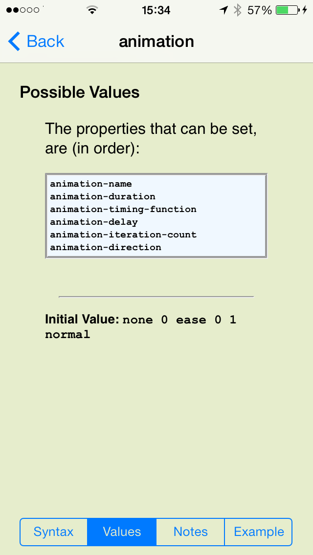 CSS Quick Reference screenshot 3