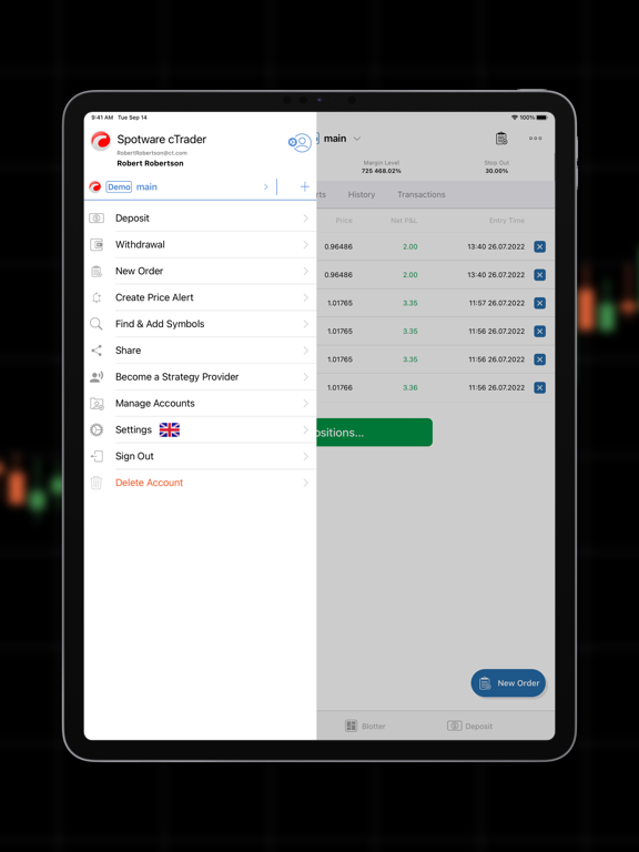 cTrader: CFD Trading Platform screenshot 1