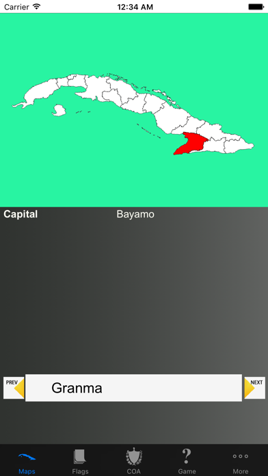 Cuba Provinces Maps and Capitals screenshot 5