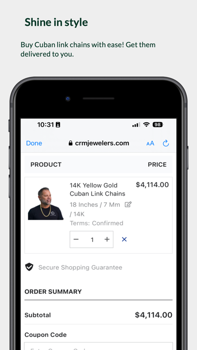 Cuban Link Chain App screenshot 1
