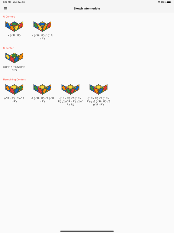 Cube Algorithms X screenshot 2