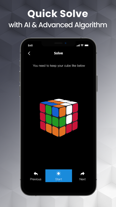 CubeSolver AI - Magic Cube 3D screenshot 3