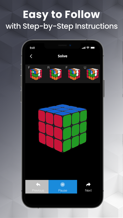 CubeSolver AI - Magic Cube 3D screenshot 2