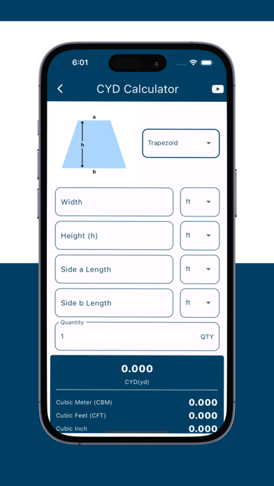 Cubic Yard Calculator screenshot 1