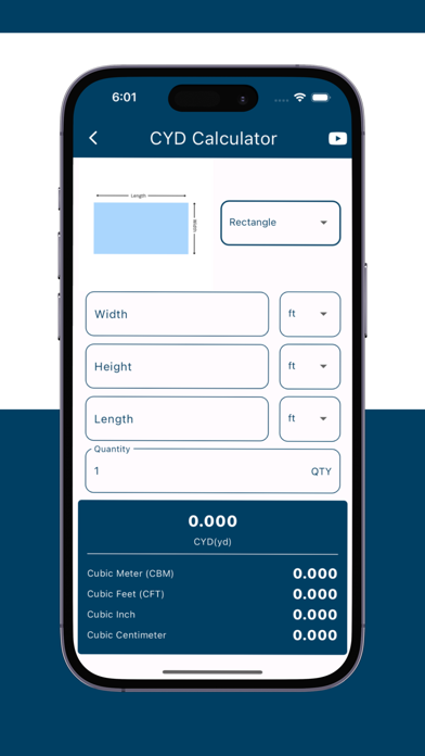 Cubic Yard Calculator screenshot 2