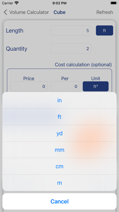 Cubic Yards Calculator + Cost screenshot 1