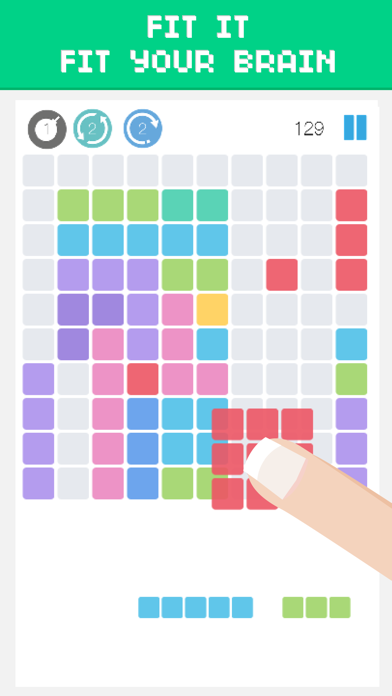 Cubie Fill The Grid Puzzles Block Buddies screenshot 5